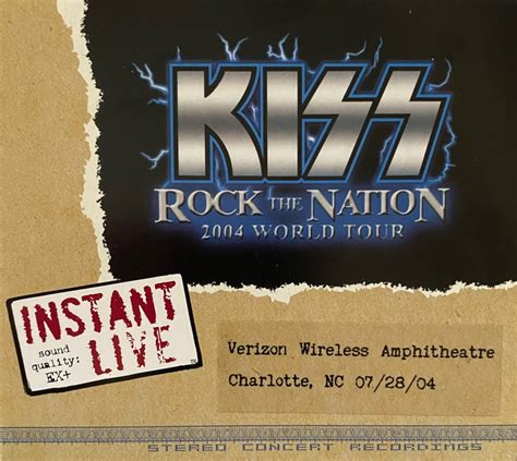 Kiss Rock The Nation 2004 World Tour Instant Live Verizon Wireless Amphitheatre Charlotte