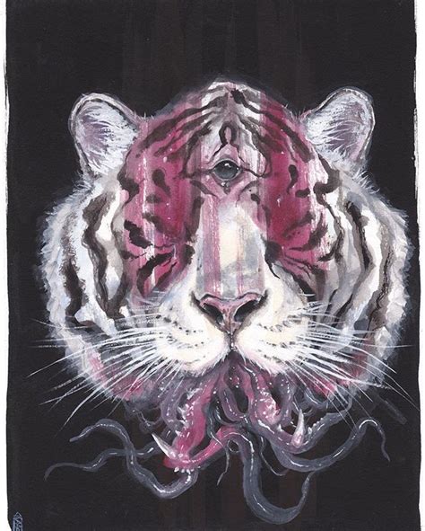 Tigerdemonnn By Sloppjockey Creepy Art Weird Art Lovecraft Art Big