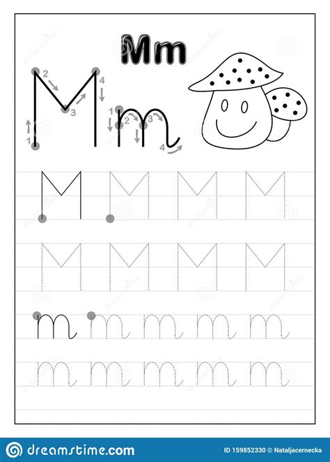 Tracing Letter M Printable