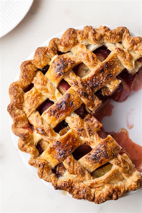 Fig Plum Pie With Thyme Adult Friendships — Style Sweet