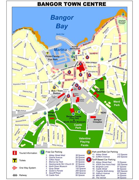 Large Bangor Maps For Free Download And Print High Resolution And
