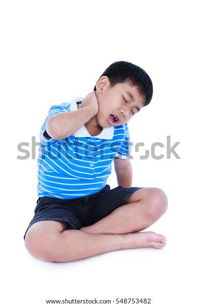 Full Body Asian Child Have Neck Stock Photo Edit Now 548753482