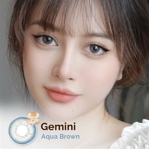Gemini Aqua Brown 15mm Pro Contact Lens Malaysia And Singapore B