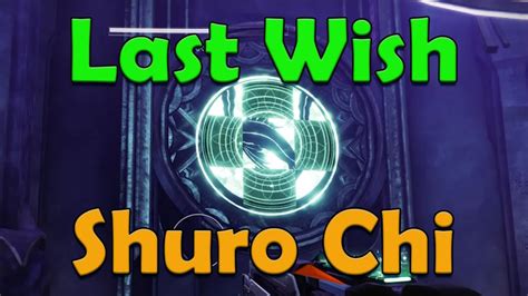 How Anyone Can Beat Shuro Chi In The Last Wish Raid In 2022 Youtube