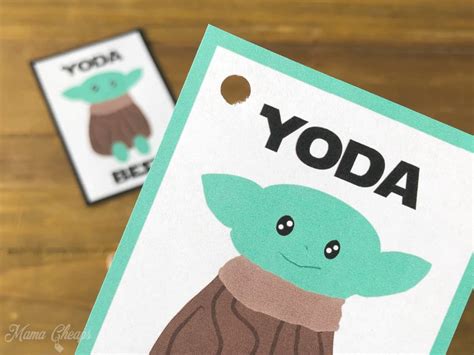 That's where etsy can fill in the gaps. Yoda Best - Printable Baby Yoda Gift Tags | Mama Cheaps®