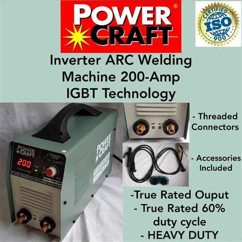 POWERCRAFT Inverter ARC Welding Machine 200 IGBT Technology HEAVY