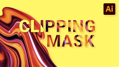 Masking Text And Shapes With The Clipping Mask Adobe Illustrator Cc