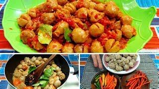 Siapkan blender, masukkan bawang merah, bawang putih, cabai rawit, cabai merah dan minyak secukupnya. Cara Membuat Bakso Mercon - Vidio Cara Membuat