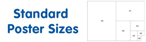 While there is no official standard size for posters, over the decades many printing and advertising companies have been using the same. 404 Page Not Found