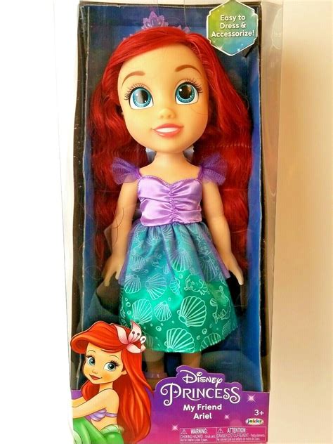 Disney Princess My Friend Ariel 14” Doll Jakks Pacific Little Mermaid New 192995213029 Ebay