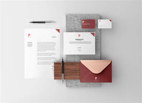 Free Branding Identity Stationery Mockup Free Mockups Stationery