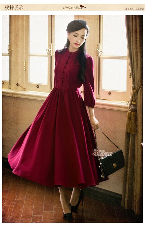 Demon Style 2015 Autumn Vintage Womens Elegant Classic
