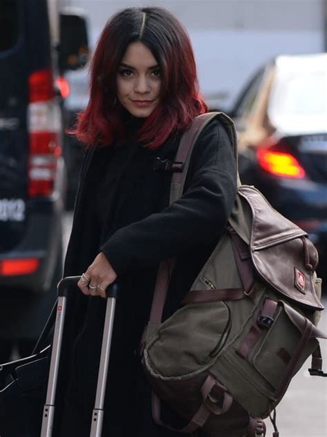 Vanessa hudgens hairstyles, haircuts and colors. Vanessa Hudgens mixes it up with a new red dip-dye hairdo ...