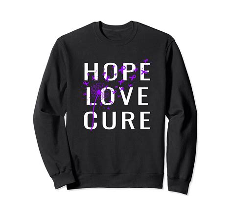 Hope Love Cure Cf Cystic Fibrosis Awareness Sweatshirt