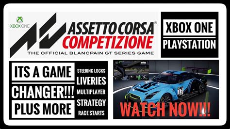 Assetto Corsa Competizione Steering Locks Much More Youtube