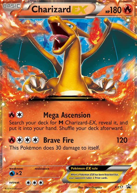 Charizard dx extended art custom pokemon card. Charizard-EX (XY Promos XY17)