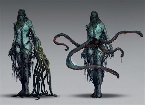 Female Horror Characters Concept Art Creature Design