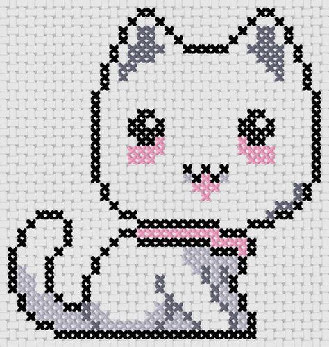 Easy Cat Cross Stitch Patterns Mytegarage