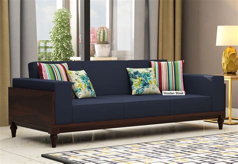 The products that have been assembled are not. Buy Messy 3 Seater Wooden Sofa (Walnut Finish) Online in India - Wooden Street