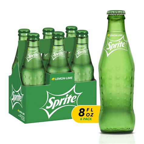 Sprite Lemon Lime Soda Soft Drinks 8 Fl Oz 6 Pack