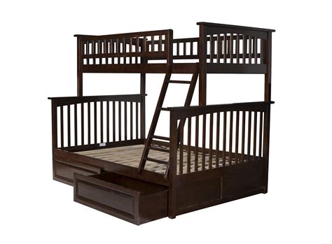 With a desk on the opposite side and detachable lower bed, it's a versatile piece of furniture. Atlantic Furniture Columbia Bunk Bed with 2 Raised Panel ...