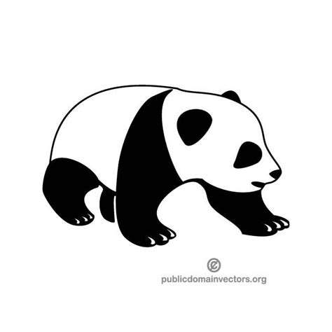 Panda Illustration Royalty Free Stock Svg Vector And Clip Art