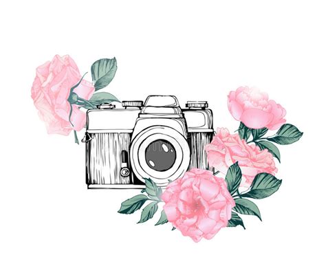 Download High Quality Camera Clipart Flower Transparent Png Images