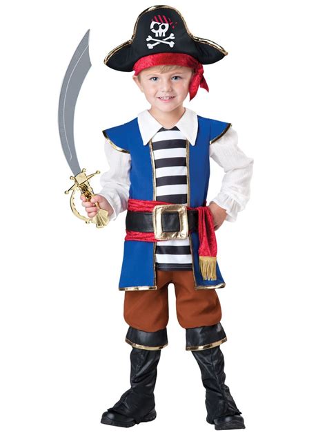 Kids Pirate Boy Toddler Deluxe Costume 4499 The Costume Land