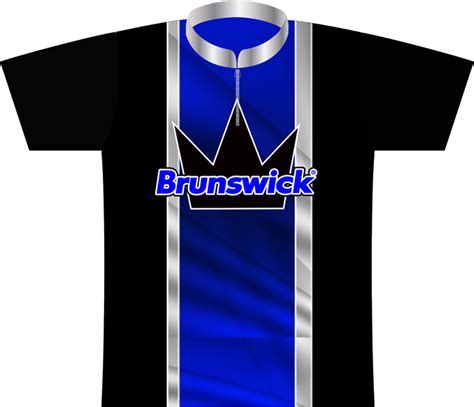 Brunswick Blue Stripe Dye Sublimated Jersey Shirt 696x598 Png Download