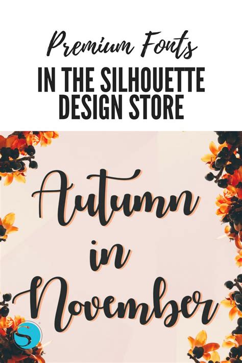 Autumn In November By Mistis Font A Stunning Handwritten Font That