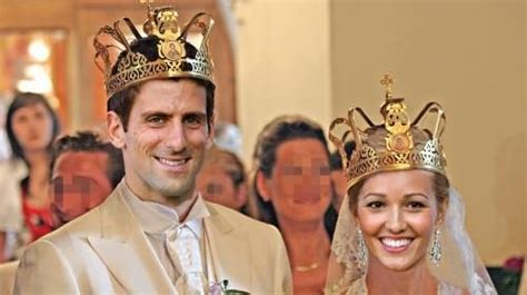 Kmhouseindia Novak Djokovic Marries Jelena Ristic Thursday July 102014