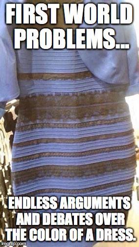 Blue And Black Or White And Gold Imgflip