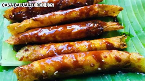 Turon, sometimes referred to as banana lumpia, is a popular filipino snack consisting of a. Banana Turon with Langka - YouTube | Filipino recipes ...