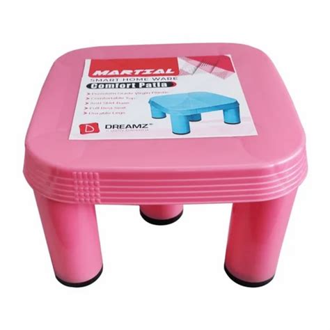 pink dreamz marcell 5 leg plastic patla at rs 165 piece in new delhi id 2852178663997