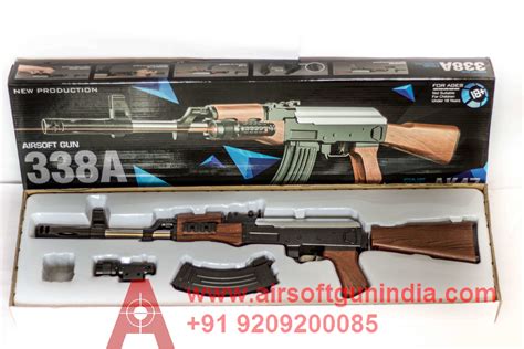 AK47 338A Spring Airsoft Rifle by Airsoft Gun India - Airsoft Gun India