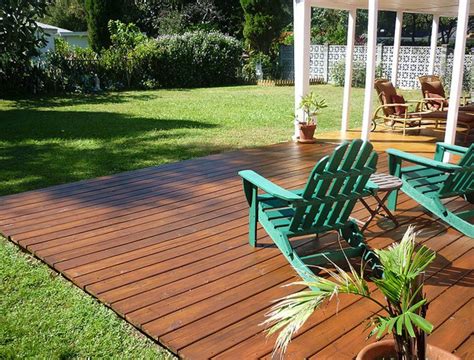 We've broken down the process of leveling the ground for your shed into five steps. flush ground level deck | Decks backyard, Wooden deck ...