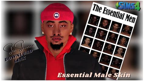 Male Skin Essential Urban Male Skins Cc Sims 4 Cas Realistic Skin