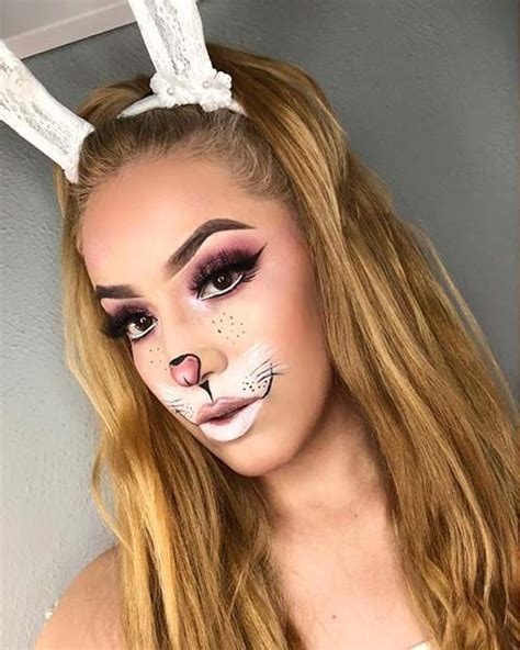 23 bunny makeup ideas for halloween stayglam bunny makeup halloween makeup pretty bunny