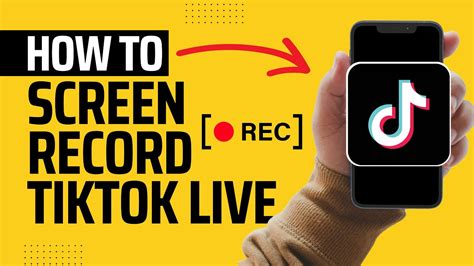 How To Screen Record Tiktok Live Youtube