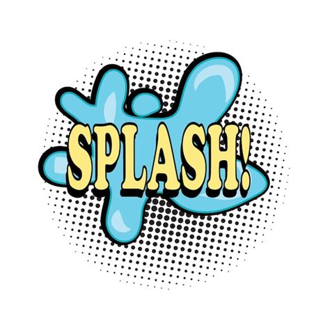 Premium Vector Splash Comic Text Comic Speech Bubble Comic