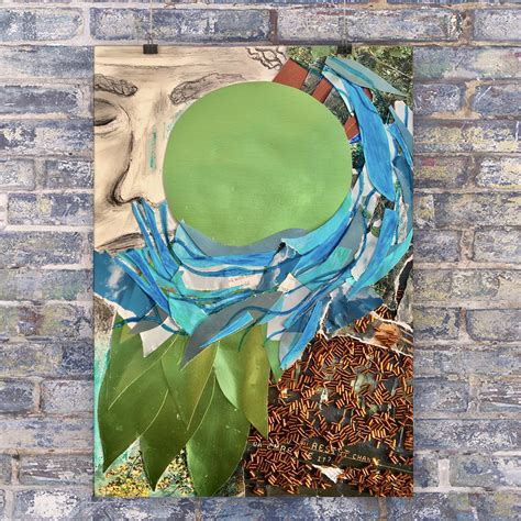 Nature Collage Art Print From Now Collection Etsy