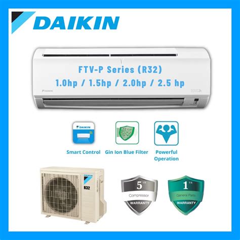 Klang Valley Daikin Ftv P Series R Non Inverter With Built In Wifi