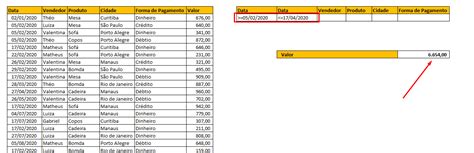 Função de Banco de Dados Filtro por Data Ninja do Excel