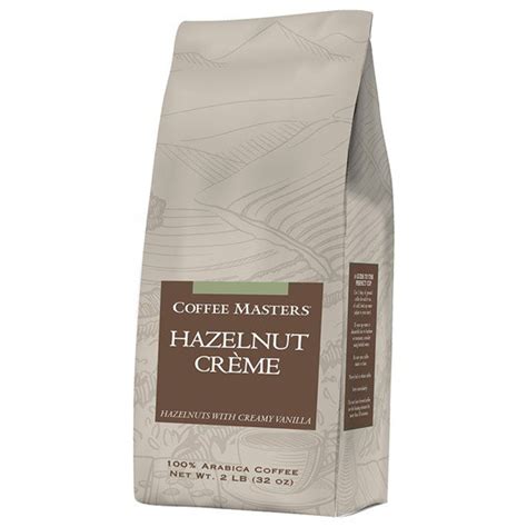 Coffee Masters Hazelnut Creme 2 Lb Bag Steeps And Brews