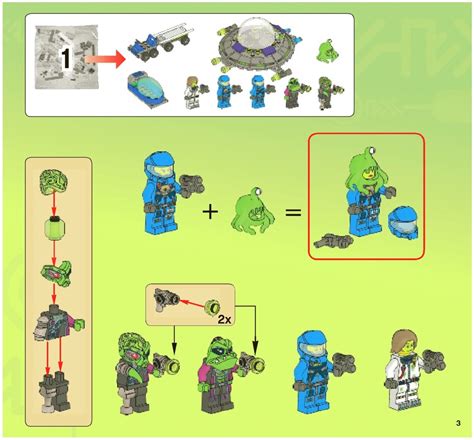 Lego 7066 Earth Defense Hq Instructions Space Alien Conquest
