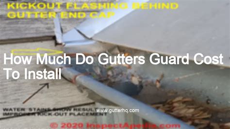 How Much Do Gutters Guard Cost To Install Gutter Hq