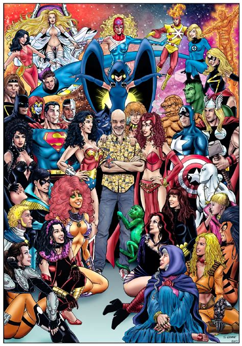 George Perez Tribute By Alex Garcia Comicscentral