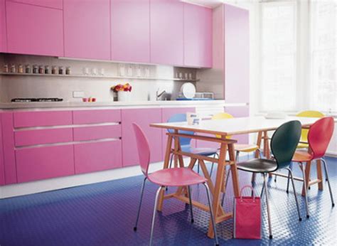 Ever a creature of opposites, i'm also loving a softer swatch of color in the vintage rare kromex long spice racks in pink and turquoise. Contemporary Modern Pink Kitchen Decorate Ideas