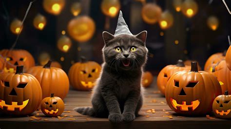Vintage Halloween Cat Stock Photos Images And Backgrounds For Free