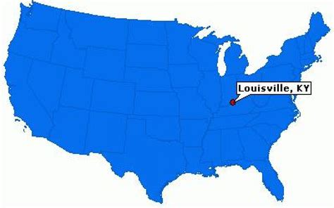 Louisville Ky United States Map Map Of Louisville Ky United States